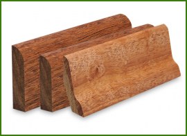 SKIRTINGS FROM EXOTIC WOOD