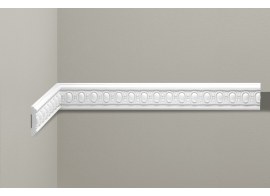 Wall moldings, flexible, bent