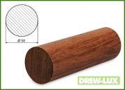 Drążek okrągły orzech Ø 45 - 2,45m
