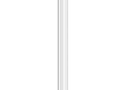 Pilaster, handle, molding for door frames Creativa KDS-09