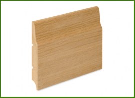 Oak veneered MDF for moisture-resistant unvarnished