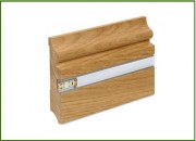 Listwa przypodłogowa dębowa 9,7 x 1,9 LED