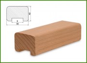 Profil nietypowy 3. prostokątny 58 x 40 z podfrezowaniem BUK, lub DREWNO EGZOTYCZNE