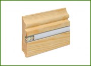 Skirting boards pine 9,7*1,9 LED
