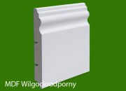 Listwa przypodłogowa MDF biała lakierowana - 150 x 19 PLUS - wilgocioodporna