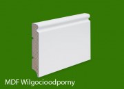 Listwa przypodłogowa MDF biała lakierowana - 100 x 16 PLUS - wilgocioodporna